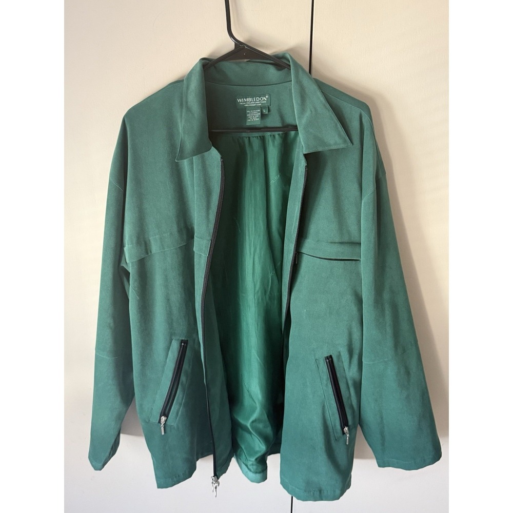 Vintage Wimbledon Men's Windbreaker Jacket England Tennis Croquet Club L Coat